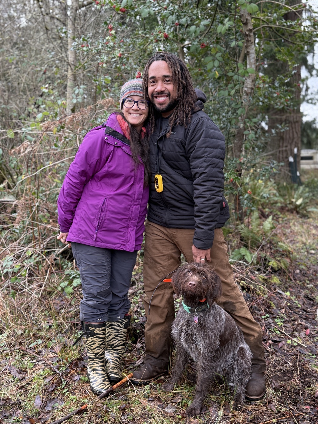 RD Means hiking with family and dog