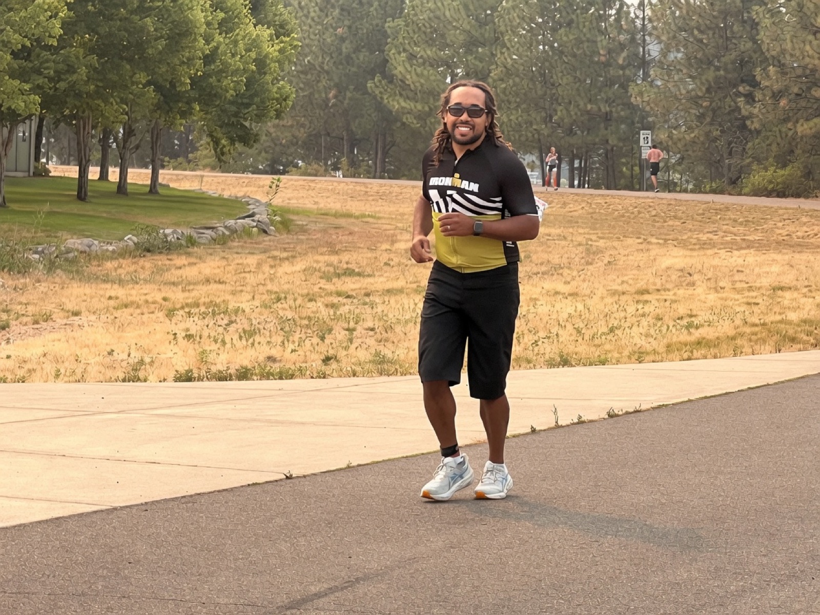 RD Means running in Ironman gear in North Idaho